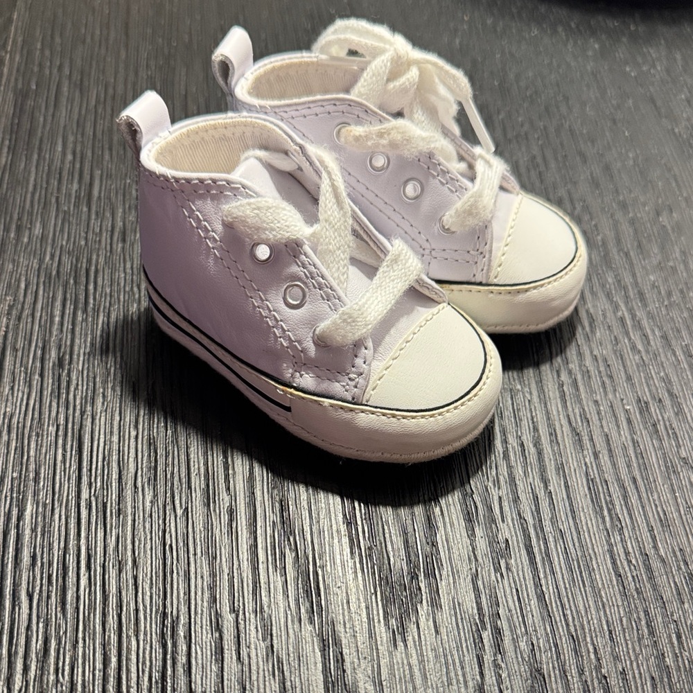 Converse White Kids High-Top Sneakers